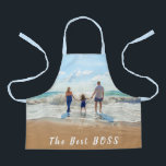 Benutzerdefiniertes Foto und Textdesign - Das best Schürze<br><div class="desc">Benutzerdefiniertes Foto und Text - Einzigartiges Design - Der beste Personalisierte Boss / Familie / Vater / Mutter / Kind / Freunde oder Persönliches Geschenk - Fügen Sie Ihren Text und Foto - Verkleinern und verschieben oder entfernen und fügen Sie Elemente - Bild / Text mit Anpassungs-Tool! Genießen - Glücklich...</div>