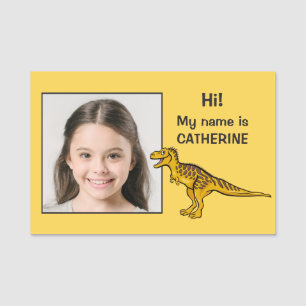 Benutzerdefiniertes Foto- und Textkids-Namensschil Namensschild