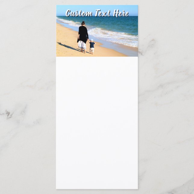 Benutzerdefiniertes Foto- und Textmenü Eigene Gest Menükarte (Vorderseite)