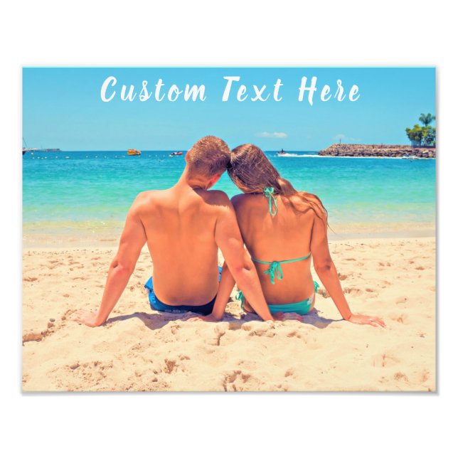 Benutzerdefiniertes Foto- und Textposter - Ihr eig Fotodruck (Vorne)