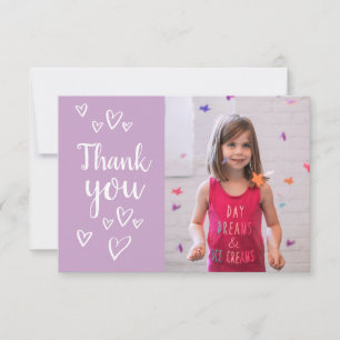 Benutzerdefiniertes Foto Vielen Dank Kindergeburts Dankeskarte