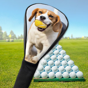 Benutzerdefiniertes Foto von Hund personalisiert Golf Headcover