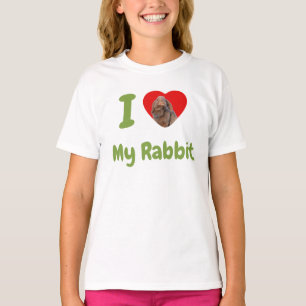 Benutzerdefiniertes Foto von meinem Holland Lop Ka T-Shirt