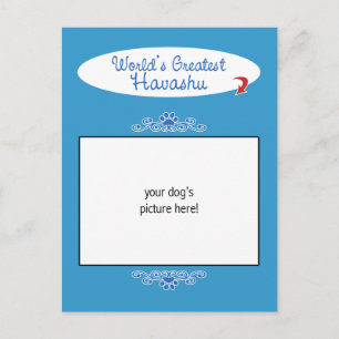 Benutzerdefiniertes Foto! Weltbest Havashu Postkarte