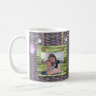 Benutzerdefiniertes Foto Wicker Fairy Jar String L Kaffeetasse