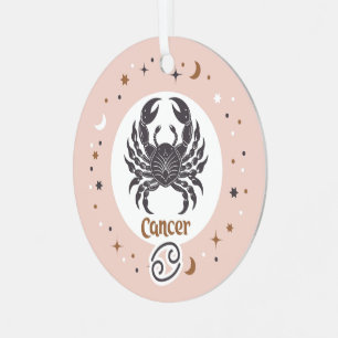 Benutzerdefiniertes Foto Zodiac-Schildkrebs Ornament Aus Metall