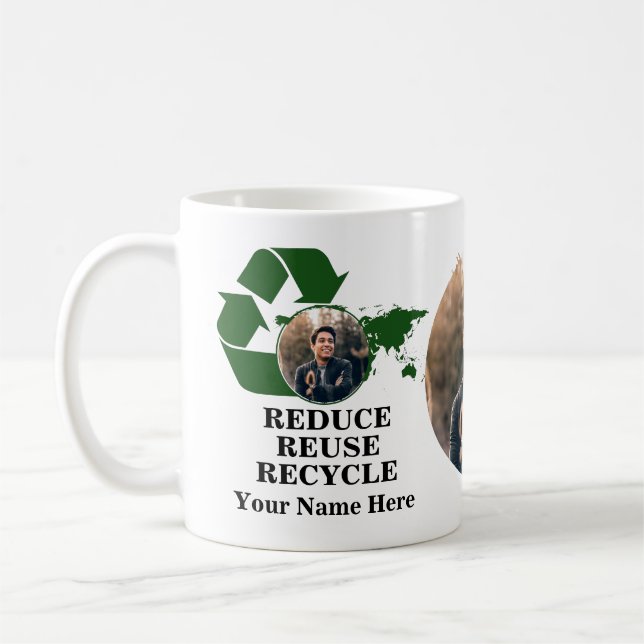 Benutzerdefiniertes Foto zum Erden reduzieren Wied Kaffeetasse (Links)