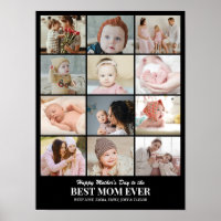 Benutzerdefiniertes Fotocollagenraster 12 Bilder 1