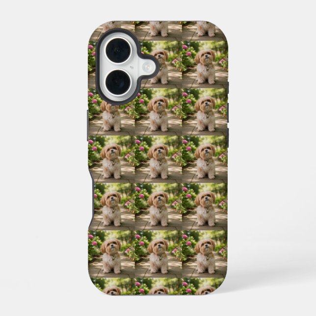 Benutzerdefiniertes Fotodesign iPhone 16 Hülle (Rückseite)