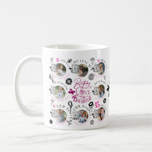 Benutzerdefiniertes Fotodesign zum Geburtstag der Kaffeetasse