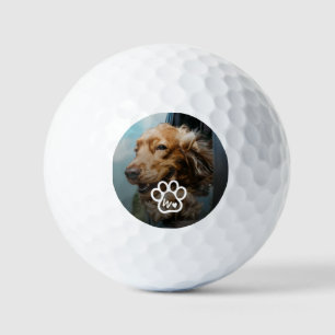 Benutzerdefiniertes Fotoporträt-Monogramm für Haus Golfball