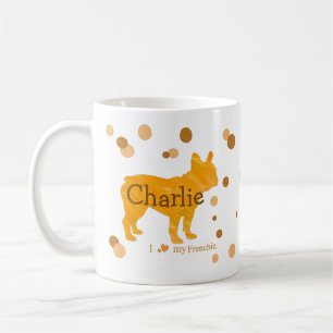 Benutzerdefiniertes Französische Bulldogge Foto un Kaffeetasse