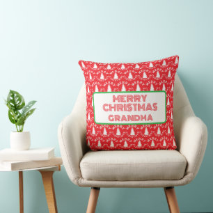 Benutzerdefiniertes Frohe Weihnachten Personalisie Kissen
