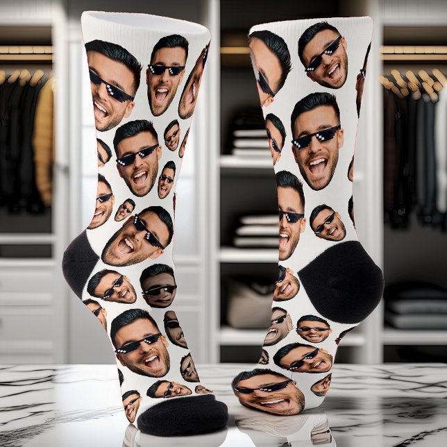 Benutzerdefiniertes Funny Funny Funny Foto überall Socken (Von Creator hochgeladen)