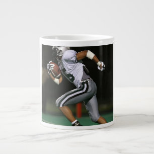 Benutzerdefiniertes Fußball-Foto-Sport Jumbo-Tasse