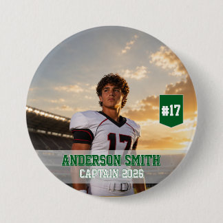 Benutzerdefiniertes Fußball-Kapitän-Foto MVP 2026 Button