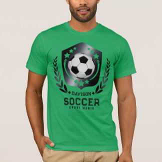 Benutzerdefiniertes Fußball-Logo | Sportliche Gebu T-Shirt