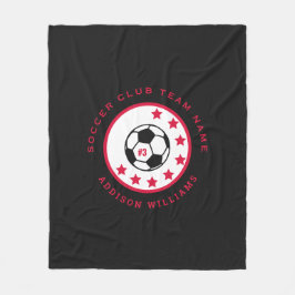 Benutzerdefiniertes Fußball-Senior-Nacht-Geschenk- Fleecedecke