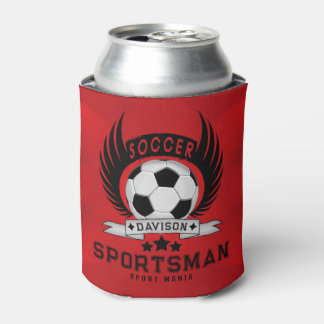Benutzerdefiniertes Fußball-Sportler-Emblem mit Ba Dosenkühler