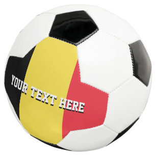 Benutzerdefiniertes Fußballgeschenk mit Flagge von Fußball