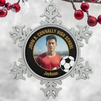 Benutzerdefiniertes Fußballspieler-Foto Schwarz Go