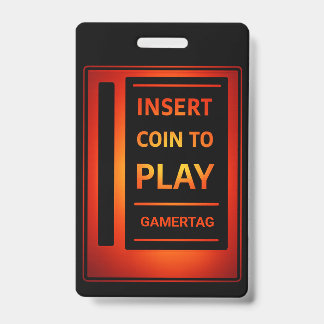 Benutzerdefiniertes Gamer-Abzeichen | Münze einwer Ausweis
