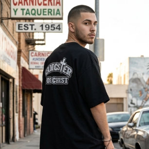 Benutzerdefiniertes Gangster für Christus T-Shirt