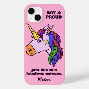 Benutzerdefiniertes Gay Unicorn Case-Mate iPhone 14 Plus Hülle