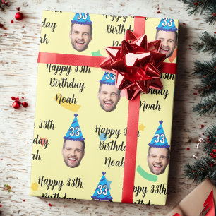 Benutzerdefiniertes Geburtstagspapier, Alles Gute Geschenkpapier