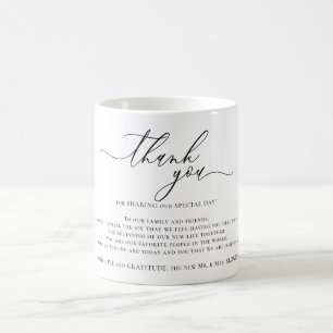 Benutzerdefiniertes Gedicht Danke Kaffeetasse