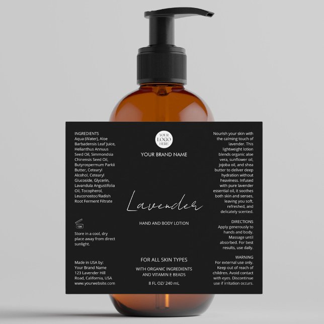 Benutzerdefiniertes Geschäft-Logo-Skincare-Flasche (Von Creator hochgeladen)