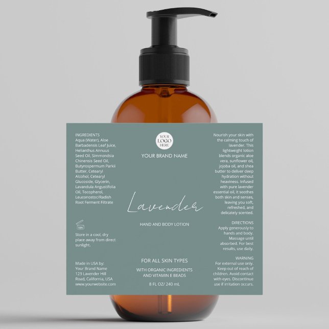 Benutzerdefiniertes Geschäft-Logo-Skincare-Flasche (Von Creator hochgeladen)