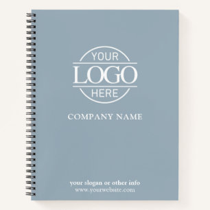 Benutzerdefiniertes Geschäftslogo & Branding Werbe Notizbuch