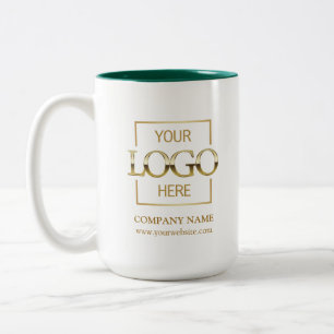 Benutzerdefiniertes Geschäftslogo Corporate Brandi Zweifarbige Tasse