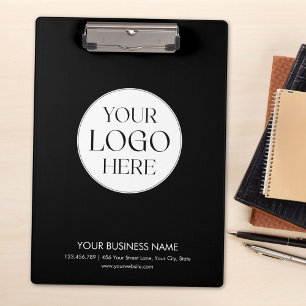 Benutzerdefiniertes Geschäftslogo Modernes Minimal Klemmbrett