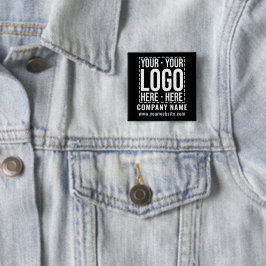 Benutzerdefiniertes Geschäftslogo Unternehmen Mode Button