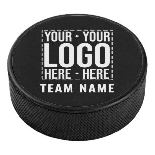 Benutzerdefiniertes Geschäftslogo Unternehmensfirm Eishockey Puck