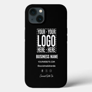 Benutzerdefiniertes Geschäftslogo Unternehmensfirm iPhone 13 Hülle