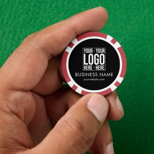 Benutzerdefiniertes Geschäftslogo Unternehmensfirm Pokerchips (Hand)