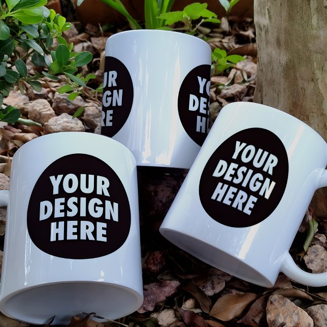 Benutzerdefiniertes Geschäftslogodesign zweiseitig Kaffeetasse (Von Creator hochgeladen)