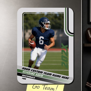 Benutzerdefiniertes Geschenk für American-Football Magnet