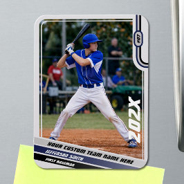 Benutzerdefiniertes Geschenk für Baseball Player i Magnet