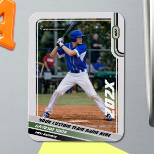 Benutzerdefiniertes Geschenk für Baseball-Spieler Magnet