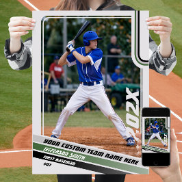 Benutzerdefiniertes Geschenk für Baseball-Spieler  Poster