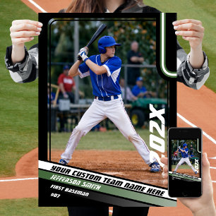 Benutzerdefiniertes Geschenk für Baseball-Spieler Poster