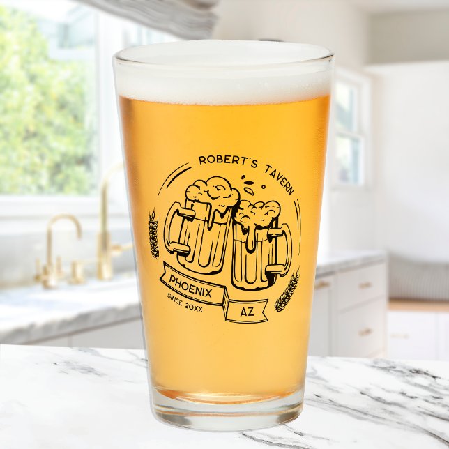 Benutzerdefiniertes Geschenk für Bier Lover Person Glas (Von Creator hochgeladen)