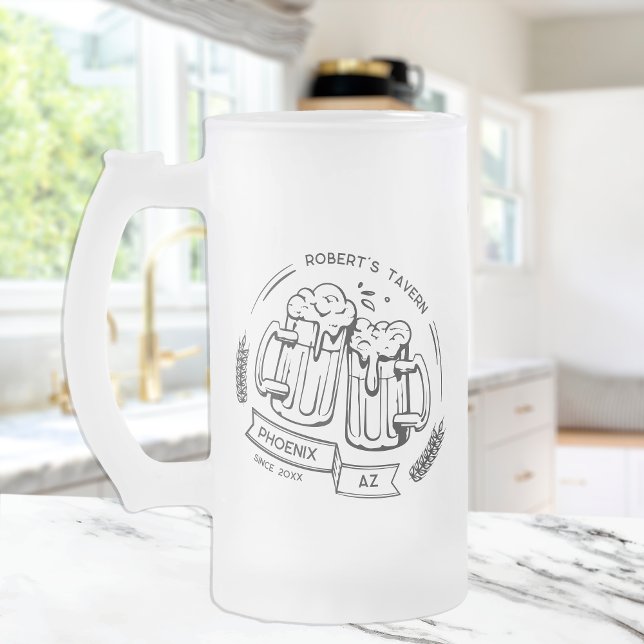 Benutzerdefiniertes Geschenk für Bier Lover Person Mattglas Bierglas (Von Creator hochgeladen)