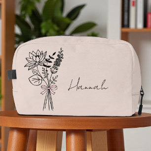 Benutzerdefiniertes Geschenk für Blumenkohl mit Bl Waschbeutel