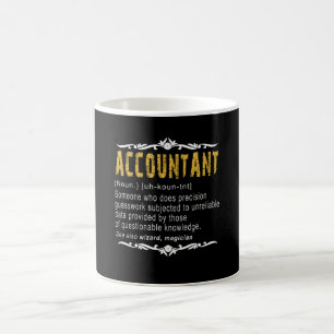 Benutzerdefiniertes Geschenk für Buchhalter Kaffeetasse