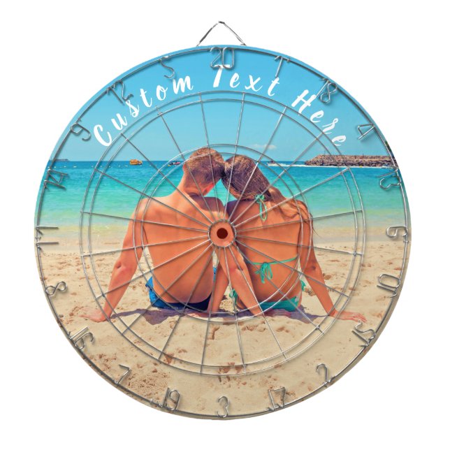 Benutzerdefiniertes Geschenk für das Foto-Dart-Mai Dartscheibe (vorne)